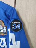 Jersey Dodgers de Los Angeles Azul Valenzuela World Series 2024