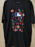 Camiseta algodón All over todos los logotipos MLB