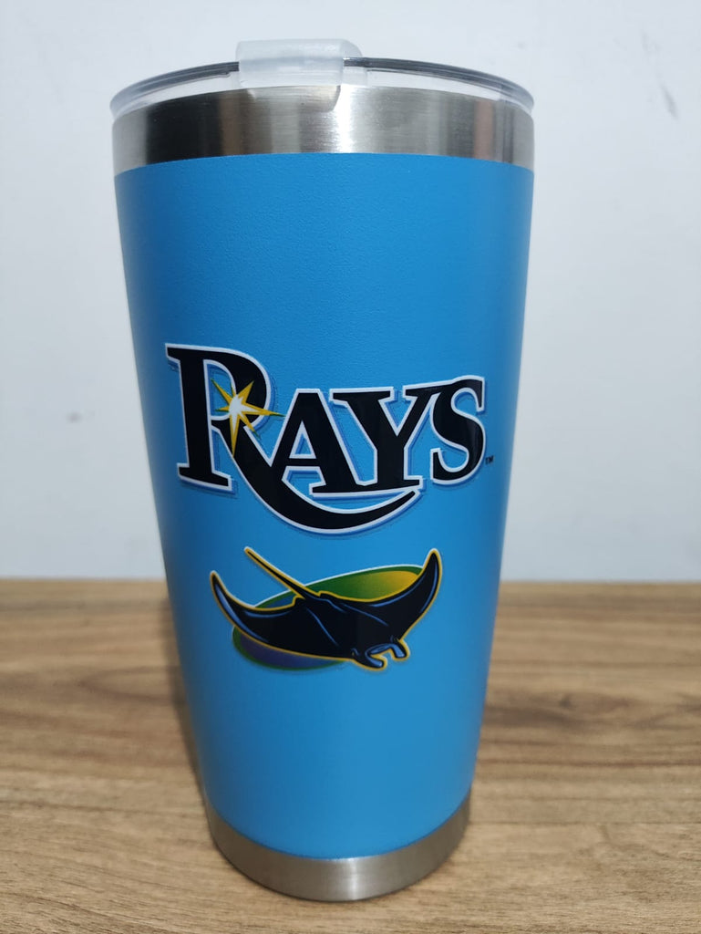 Termo de 20 onzas color azul Tampa Bay Rays