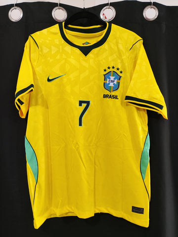 Jersey Brasil Local mundial 2026  jugador Vini Jr #7