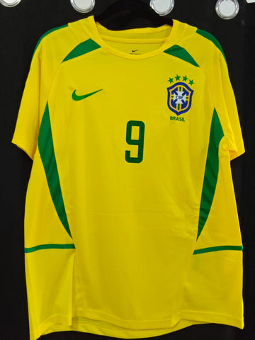 Jersey Brasil Local retro 2002 Ronaldo