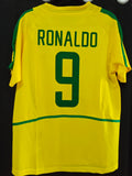Jersey Brasil Local retro 2002 Ronaldo