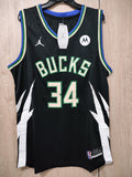 Jersey Milwaukee Bucks Negra Antetokoumpo #34