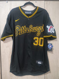 Jersey Pirates Pittsburgh negra Skenes #30