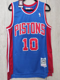 Jersey Detroit Pistons Azul Rodman #10