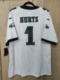 Jersey Aguilas de Philadelphia Eagles Blanco Hurts #1