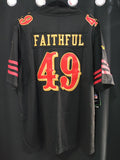 Jersey San Francisco 49ers Negra Faithful #49