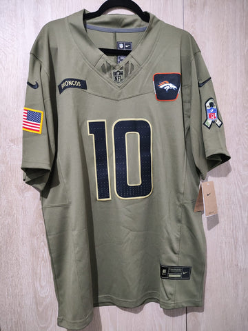 Jersey Denver Broncos Militar Salute to Service 2025 Nix 10