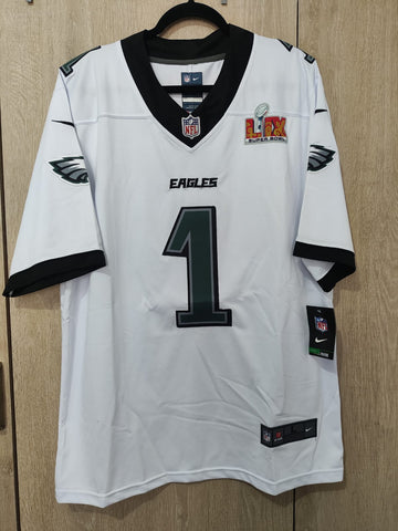 Jersey Aguilas de Philadelphia Eagles Blanco Hurts #1