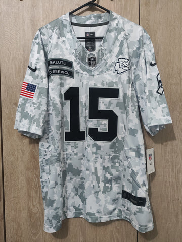 Jersey Kansas City Chiefs Salute to Service 2024 Mahomes #15