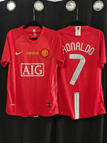 Jersey Manchester united retro Local C. Ronaldo #7 aficionado