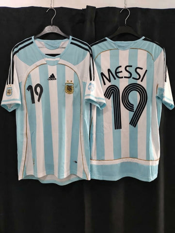 Jersey Argentina Local retro 2006 Messi 19