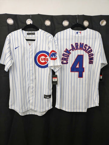 Jersey Cachorros de Chicago Blanco Cubs Crow-Armstrong #4
