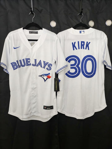 Jersey Azulejos de Toronto Blanca Blue Jays  Kirk #30