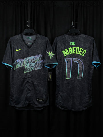 Jersey Rays de Tampa Bay City Connect Paredes #17