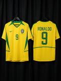 Jersey Brasil Local retro 2002 Ronaldo