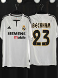 Jersey Real Madrid Local retro 2003-2004 Beckham 23