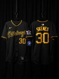 Jersey Pirates Pittsburgh negra Skenes #30