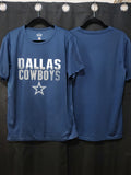 Camiseta deportiva Dry Fit Cowboys Azul
