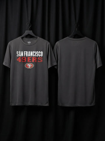 Camiseta deportiva Dry Fit 49ers negra