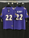 Jersey Ravens de Baltimore Cuervos Morada Henry 22