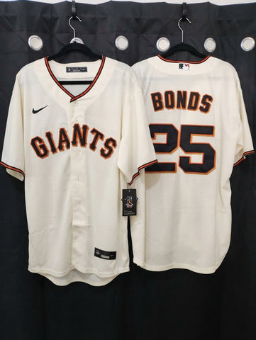 Jersey Gigantes de San Francisco Crema giants Bonds #25