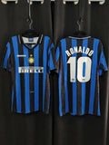 Jersey Inter milan Local retro 97-98 Ronaldo 10