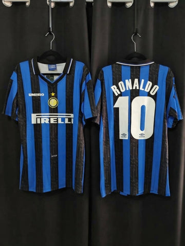 Jersey Inter milan Local retro 97-98 Ronaldo 10