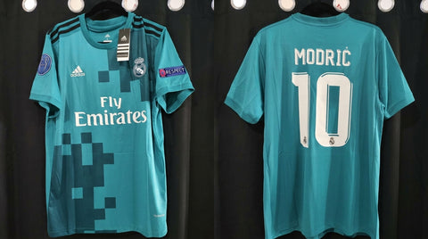 Jersey Real madrid Azul retro 17-18 Modric 10
