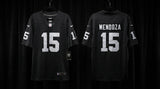 Jersey Las Vegas Raiders negro Mendoza #15