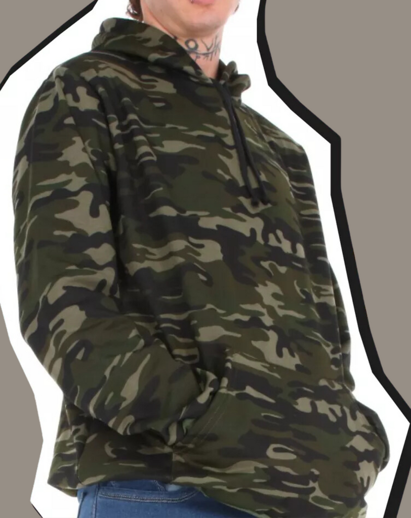 Sudadera personalizada camuflaje logotipo a elegir