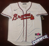 X X Jersey Bravos de Atlanta Blanca Riley #27 Braves