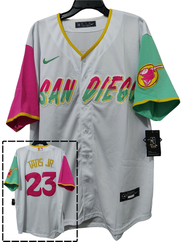Jersey Padres de San Diego Blanca City Connect Tatis Jr #23