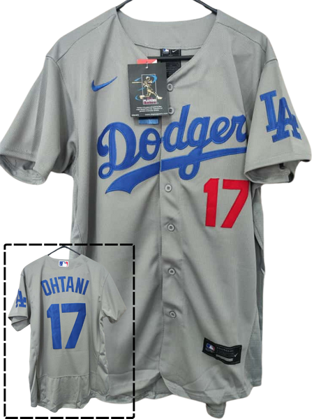 Jersey Dodgers de Los Angeles Gris Ohtani #17 – CornerSports