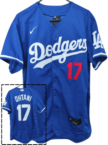 Jersey Dodgers de Los Angeles Azul Ohtani #17