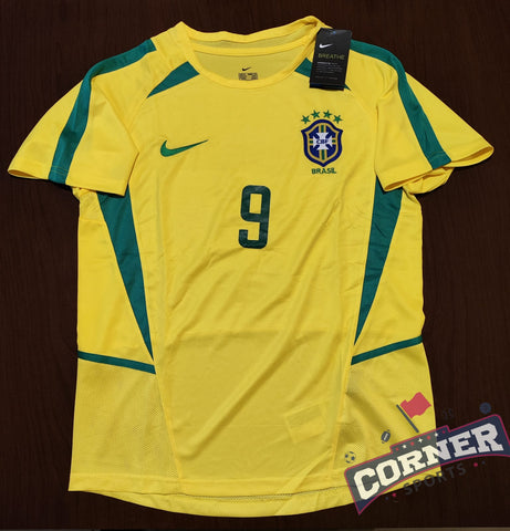 X X Jersey Brasil retro Local Ronaldo #9 aficionado