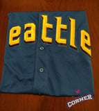X Jersey Marineros de Seattle azul city connect Mariners