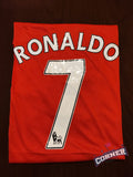 Jersey Manchester united retro Local C. Ronaldo #7 aficionado