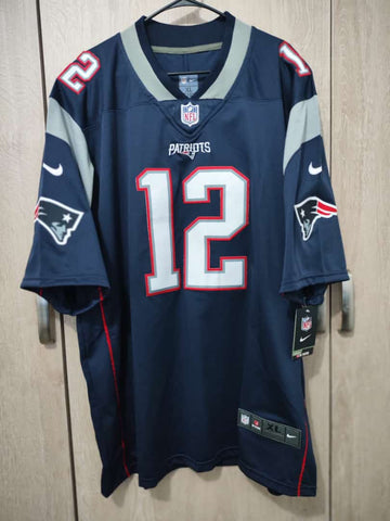 Jersey Patriots de New England Azul Brady #12