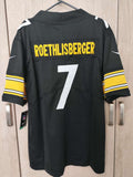 Jersey Steelers de Pittsburgh Negra Roethlisberger #7