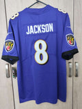 Jersey Ravens de Baltimore Cuervos Morada Jackson #8