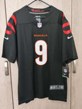 Jersey Cincinati Bengals Negra Burrow #9