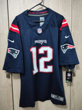 Jersey Patriots de New England Azul Brady #12