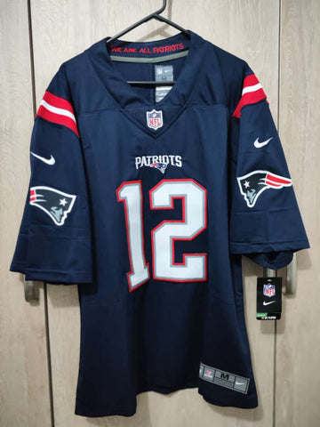 Jersey Patriots de New England Azul Brady #12
