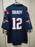 Jersey Patriots de New England Azul Brady #12