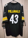 Jersey Pittsburgh Steelers Negra Troy Polamalu #43