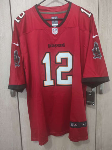 Jersey Bucaneros de Tampa Bay Rojo Brady #12