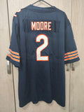 Jersey Bears de Chicago Azul Moore #2