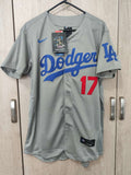 Jersey Dodgers de Los Angeles Gris Ohtani #17