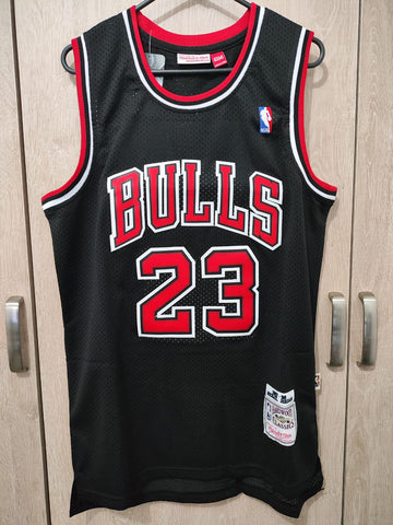 Jersey Toros de Chicago Bulls Retro Negra Jordan